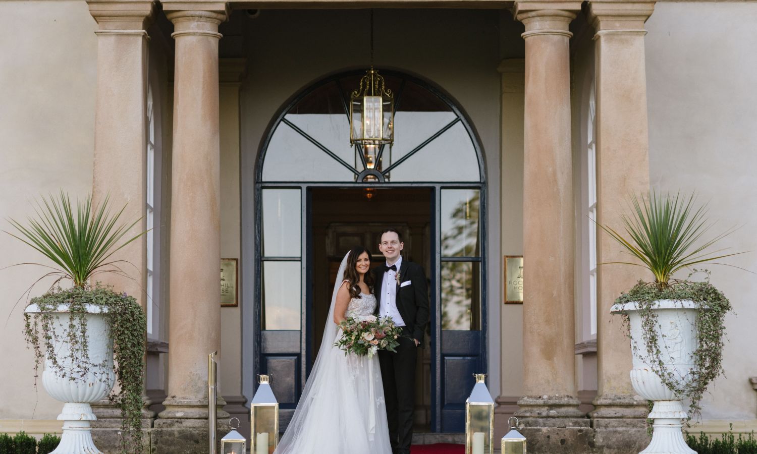 Bride & Groom at Rockhill House