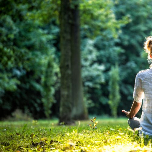 Outdoor meditation