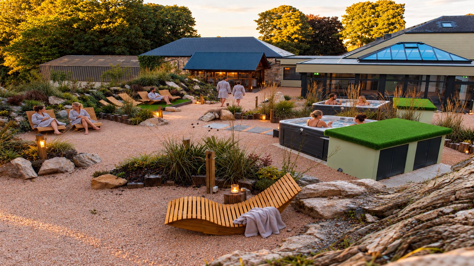 Spa Garden Evening _1600x900